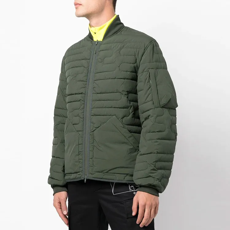 Y 3 Puffer Jackets Men Green-2