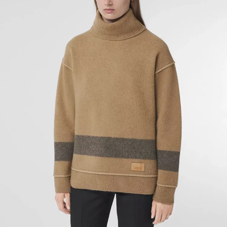 Burberry Cashmere Sweaters Women's Camel-2