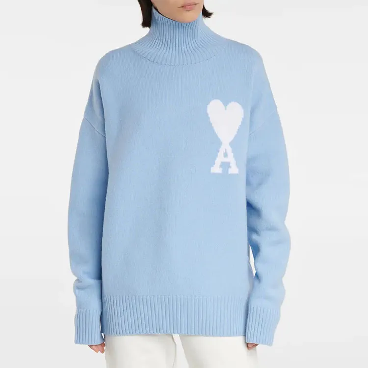 AMIPARIS FW21 Sweater Unisex Sky Blue-3