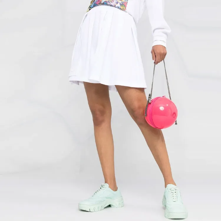 GCDS Debossed Logo Mini Skirt-4