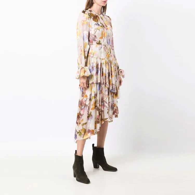 Zimmermann Long-Sleeved Dresses Women's Beige-3