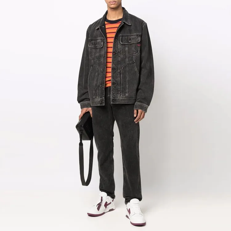 DIESEL SS22 Denim Jacket Men's Black-1