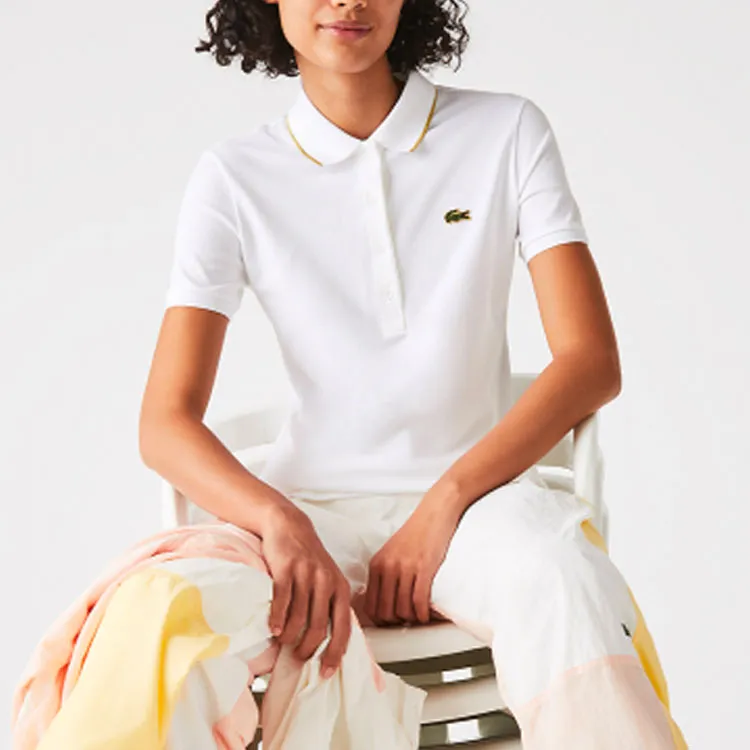 LACOSTE Polo Shirts Women's White-3