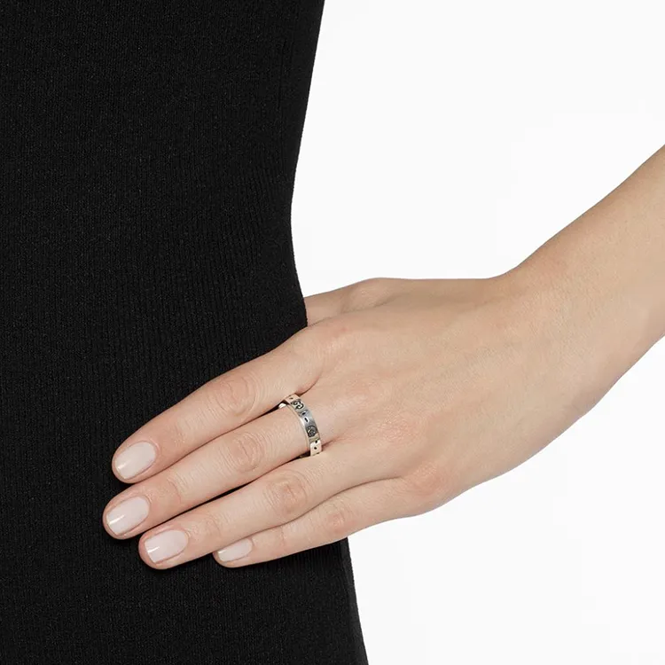 GUCCI 925 Sterling Silver Rings Unisex Silver-2