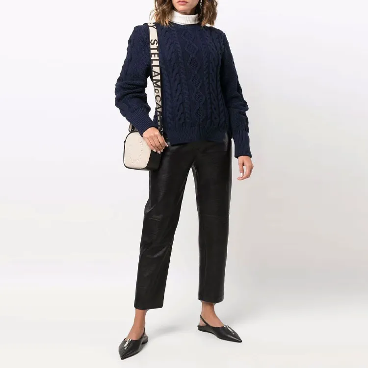 Stella McCartney Aran Stitch Cropped Jumper-1