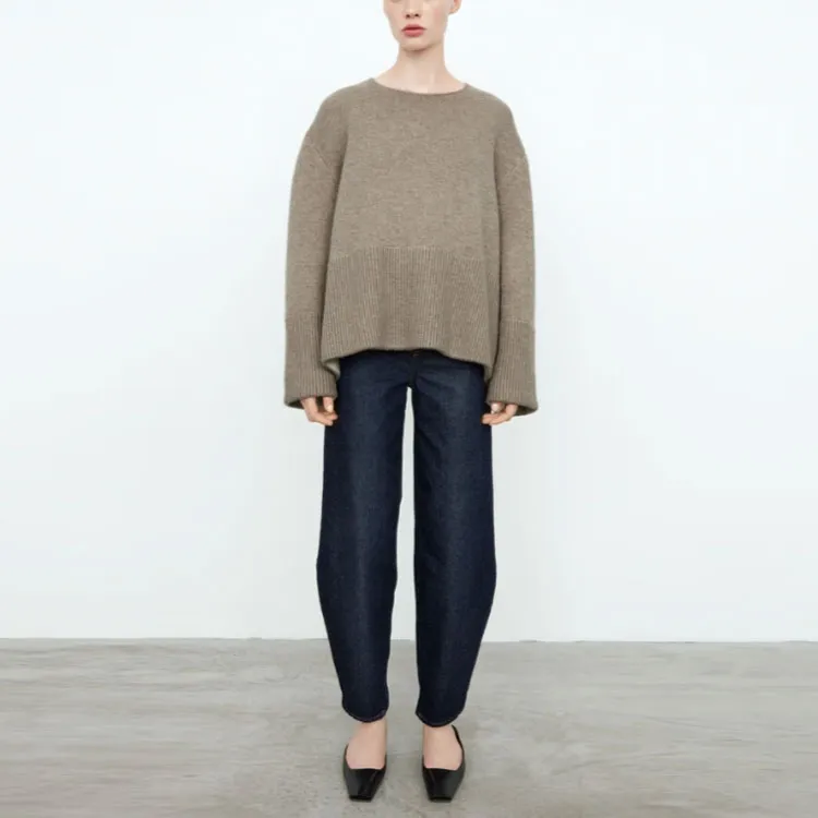 TOTEME FW21 Cashmere Sweater Women's Brown-1