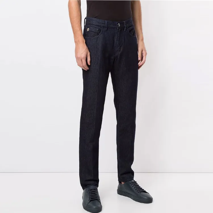 GIORGIO ARMANI Straight leg Dark wash Jeans-2