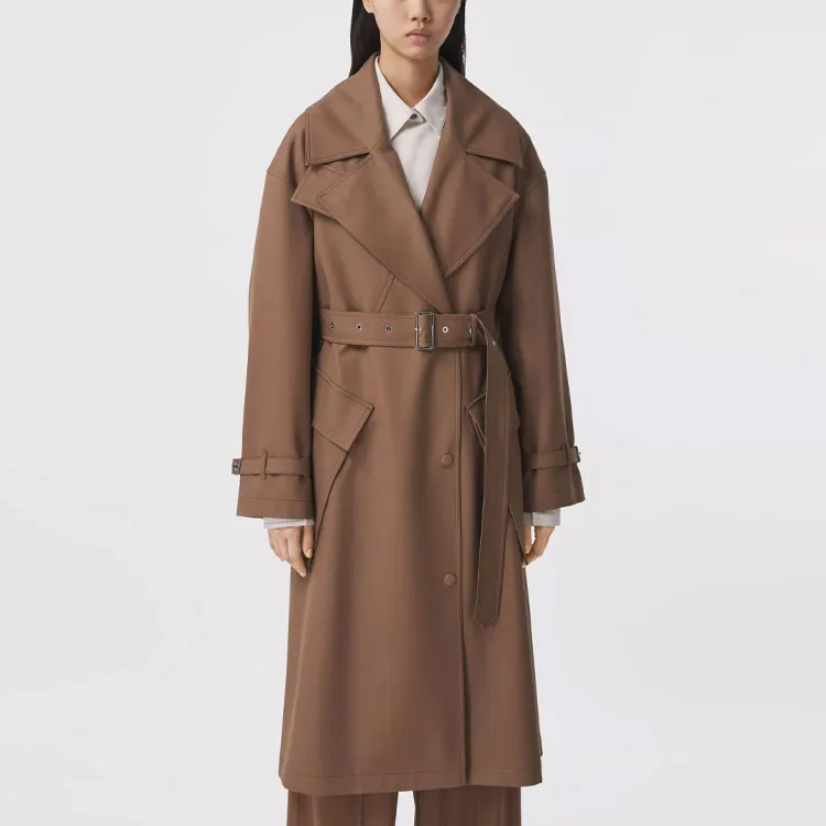 Burberry Coats Women's Beige-1