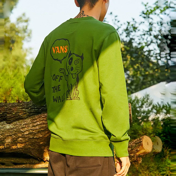 Vans Sweatshirts Unisex Avocado Green-5