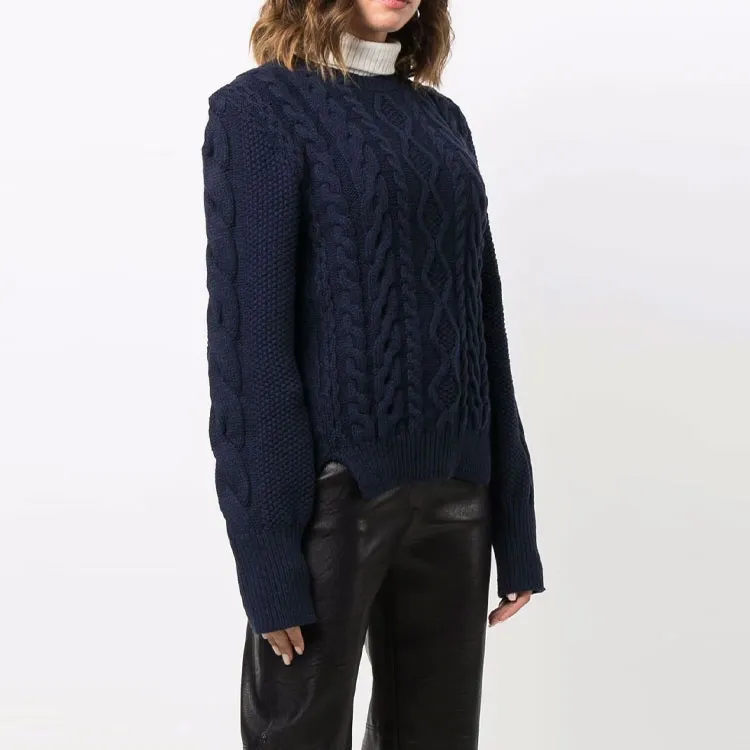 Stella McCartney Aran Stitch Cropped Jumper-3