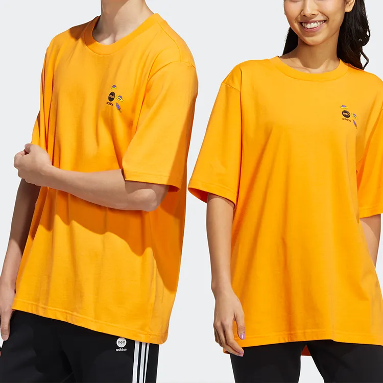 Adidas Neo T Shirt Unisex Orange Yellow-1