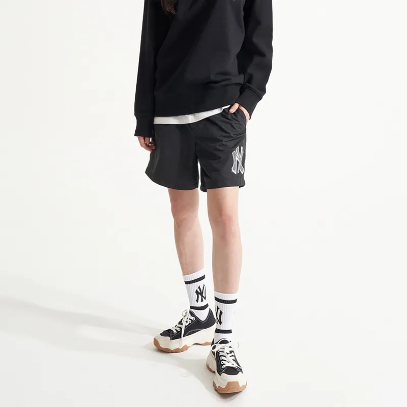 MLB New York Yankees Casual Shorts Unisex Black-5