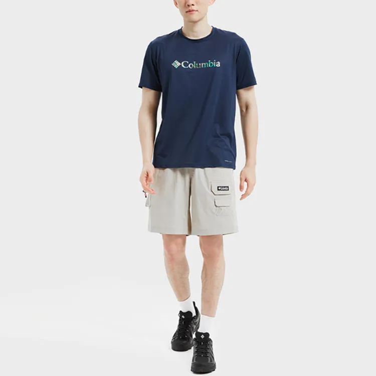 Columbia T Shirt Men's Navy Blue-2