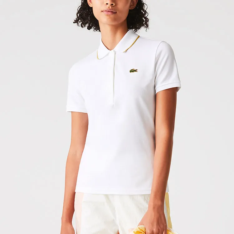 LACOSTE Polo Shirts Women's White-4