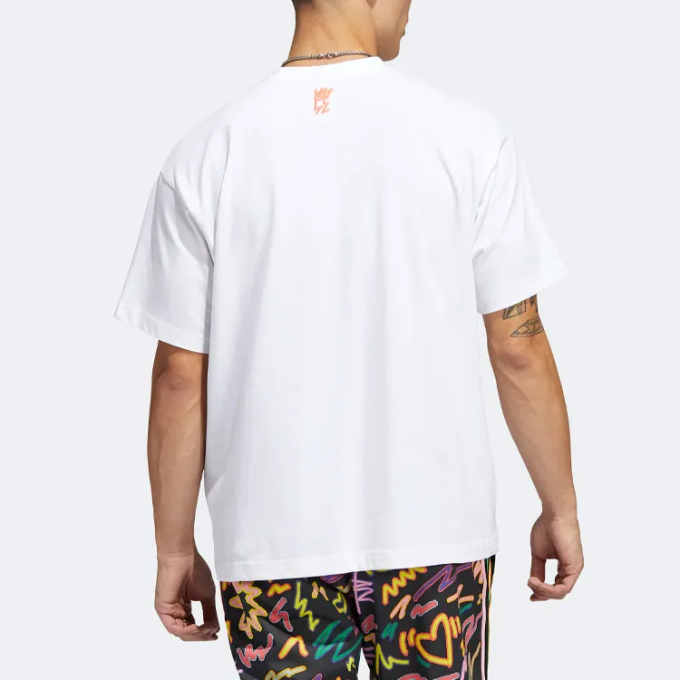 Adidas Originals SS22 T Shirt Unisex White-3