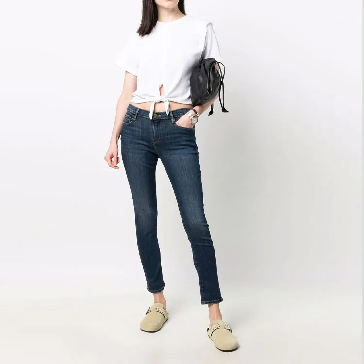 FRAME Le Garcon Cropped Jeans-1