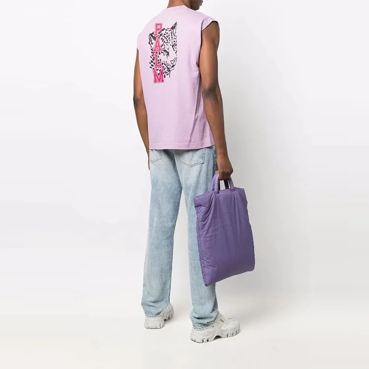 PALM ANGELS Tank Tops Men Fuchsia-1