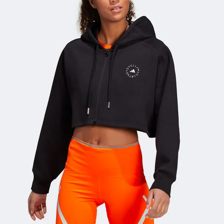 Stella Mccartney X Adidas Cropped Coats Women's Black-2