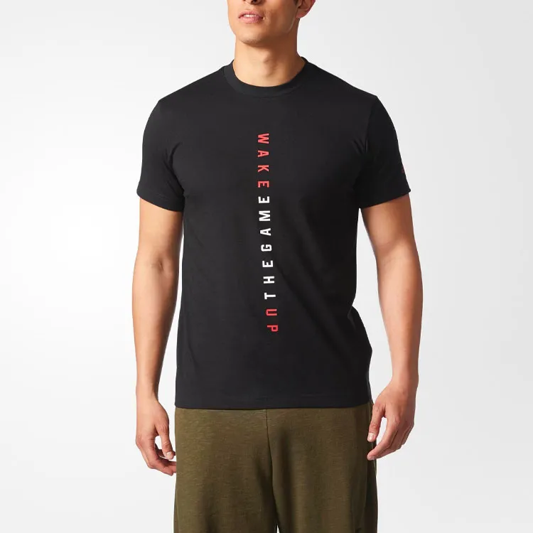 Adidas T Shirts Men Black-2