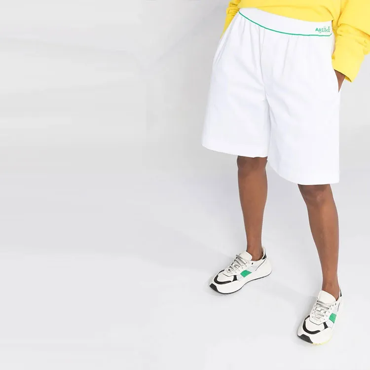 Bottega Veneta Tipped Cargo Shorts White-4
