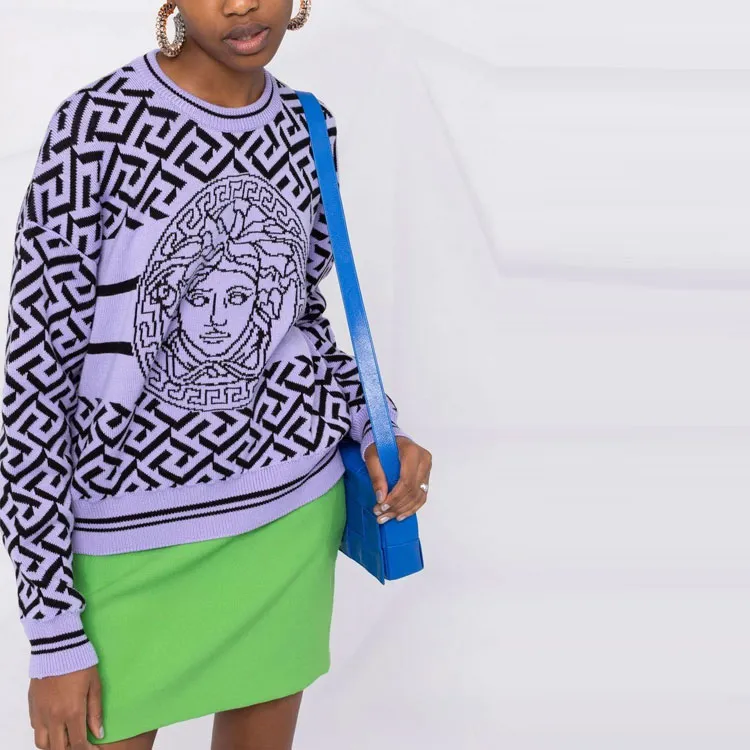 VERSACE Sweaters Women's Purple-1