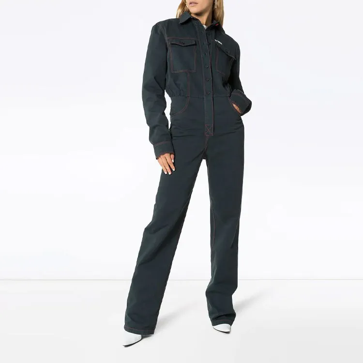 HERON PRESTON Cargo Pants Women's Black-1
