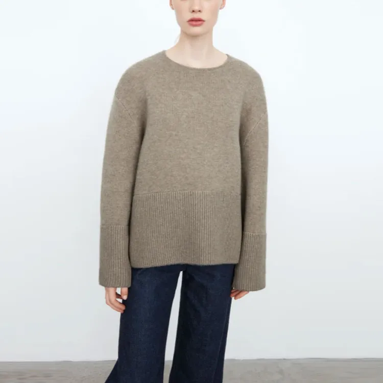 TOTEME FW21 Cashmere Sweater Women's Brown-3