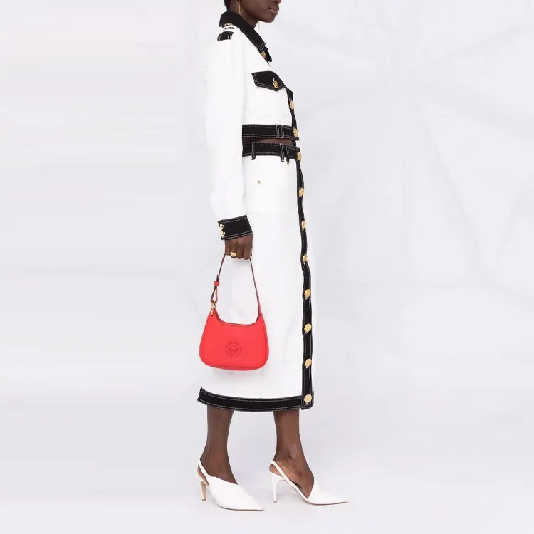 BALMAIN Cropped Coats Women's White-3