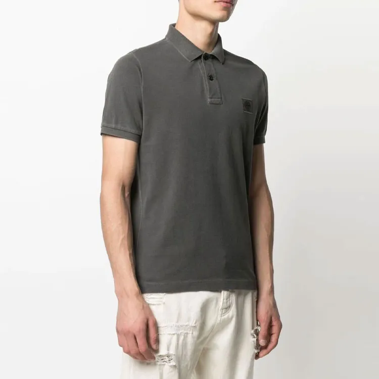 STONE ISLAND Polo Shirts Men Gray-3