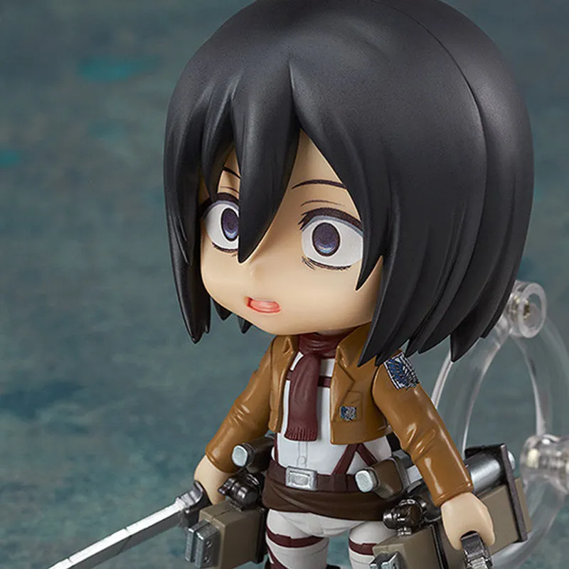 GSC Clay Figure No.1381 Attack On Titan, Mikasa Ackerman, Survey Corps Chibi Figures 10cm-5