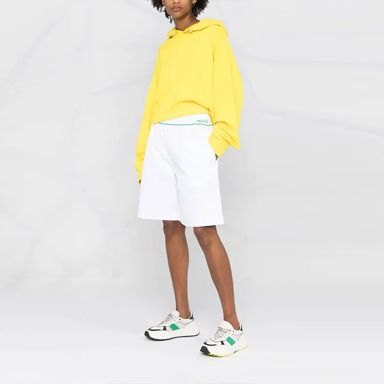 Bottega Veneta Tipped Cargo Shorts White-1