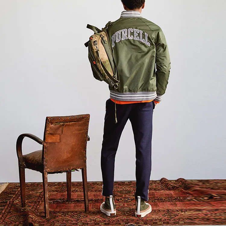 Converse Todd Snyder Collection Baseball Jacket Unisex Dark Olive-3
