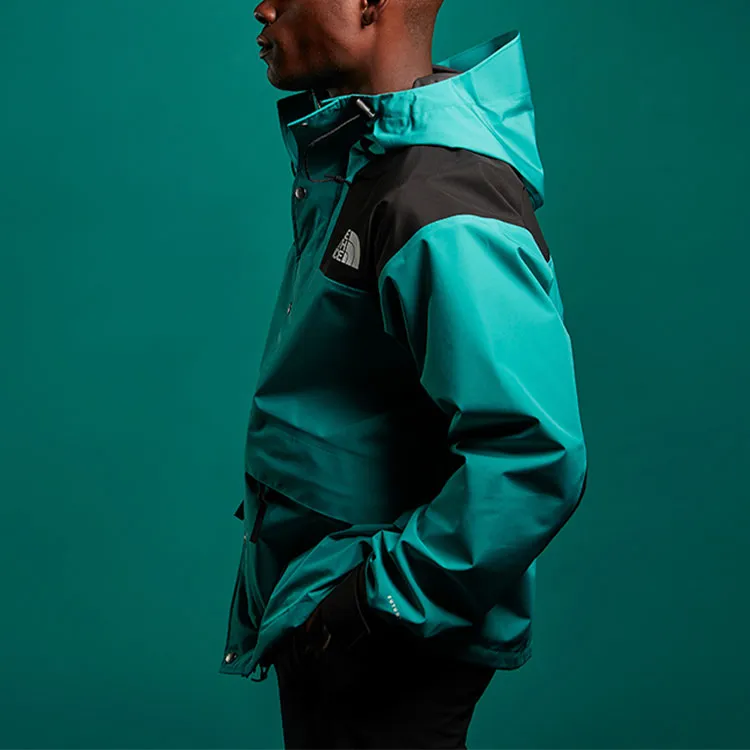 THE NORTH FACE 1986 Series Outdoor Hiking Water Resistant Windproof Breathable Windbreaker Jacket Men's Green-3