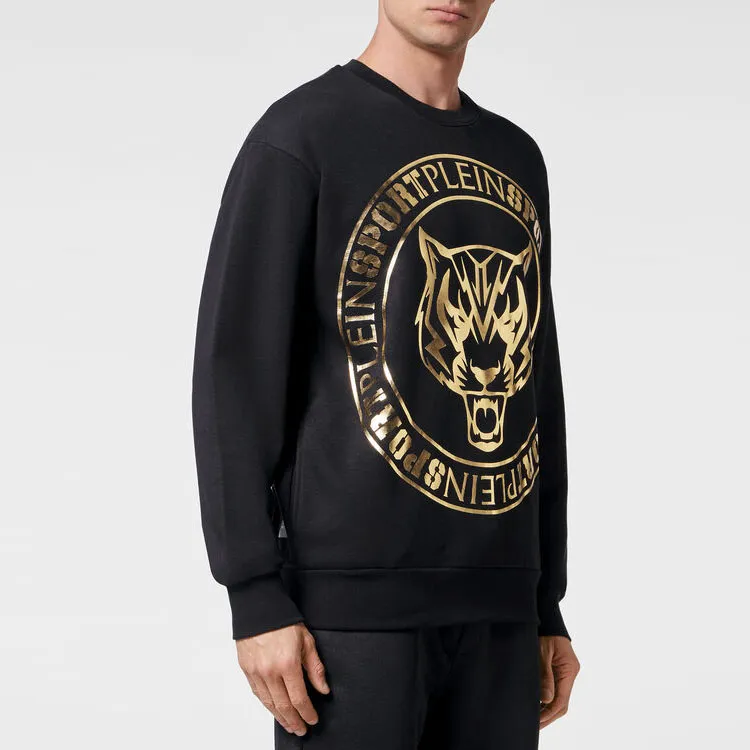 PLEIN SPORT Tiger head Logo print Sweatshirt-3