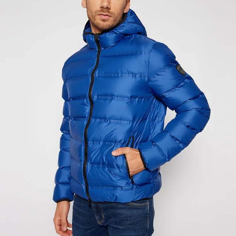EMPORIO ARMANI EA7 Down Jackets Men Blue-2