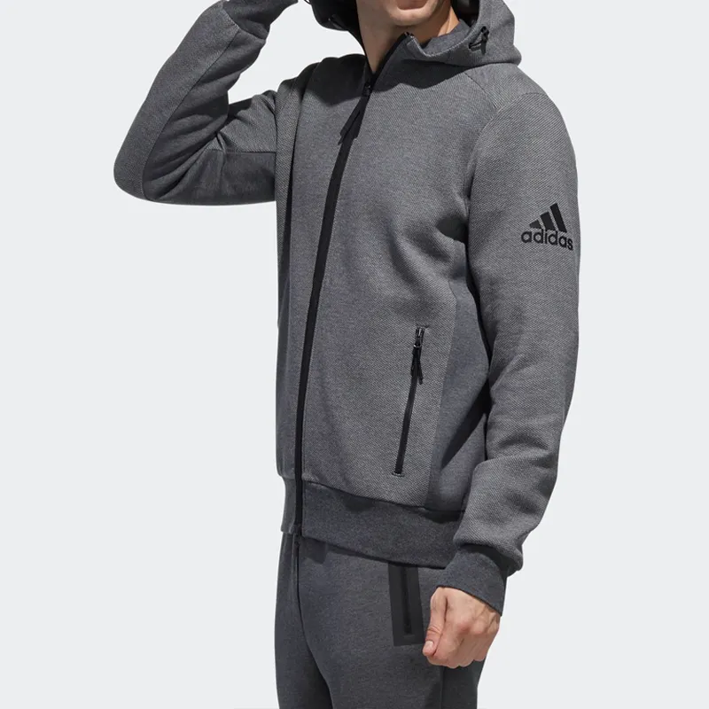 Adidas Jackets Men Gray-4