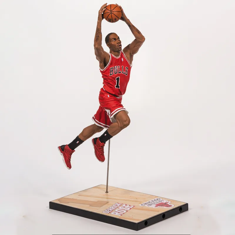 McFARLANE NBA Player Character Maikfan NBA Collection 24, Derrick Rose Scale Figures-1