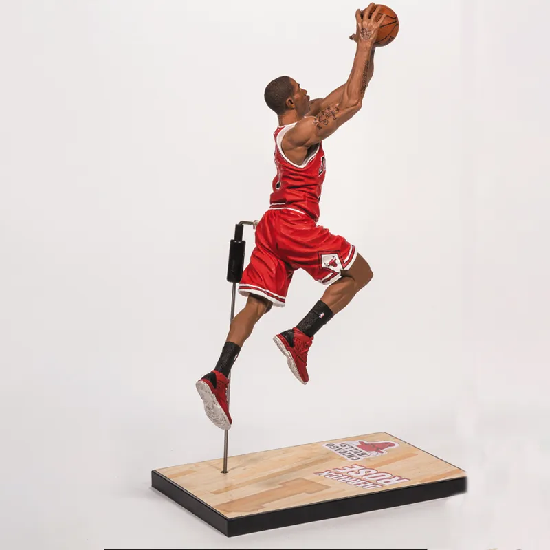 McFARLANE NBA Player Character Maikfan NBA Collection 24, Derrick Rose Scale Figures-4