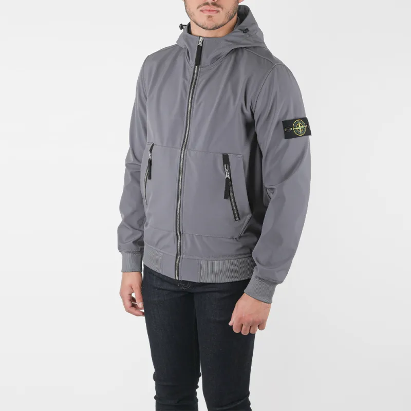 STONE ISLAND Jackets Men Gray-1