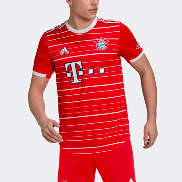 Adidas Bayern Munich Soccer Jerseys Men Red-2