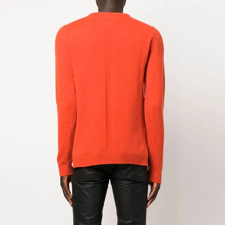 RICK OWENS Cashmere Sweaters Men Orange-3
