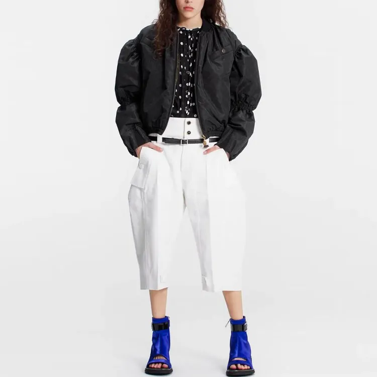 LOUIS VUITTON Bishop Sleeves Bomber Jacket-1