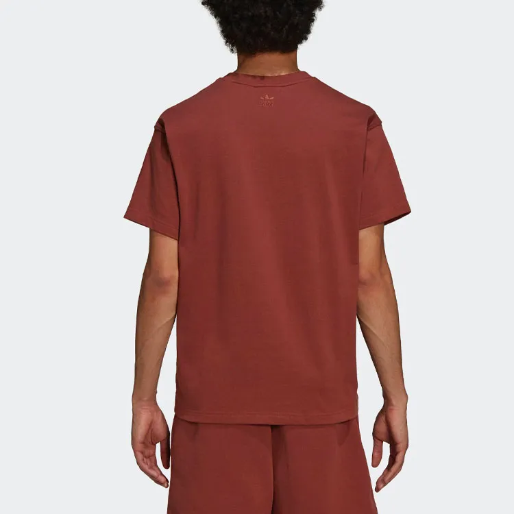 Adidas T Shirts Unisex Coffee-5