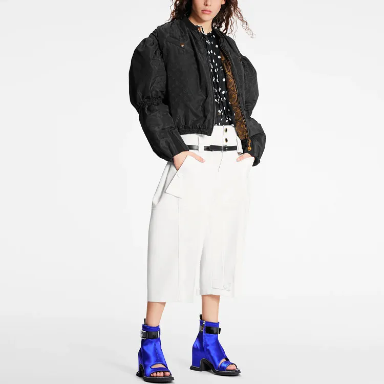 LOUIS VUITTON Bishop Sleeves Bomber Jacket-2