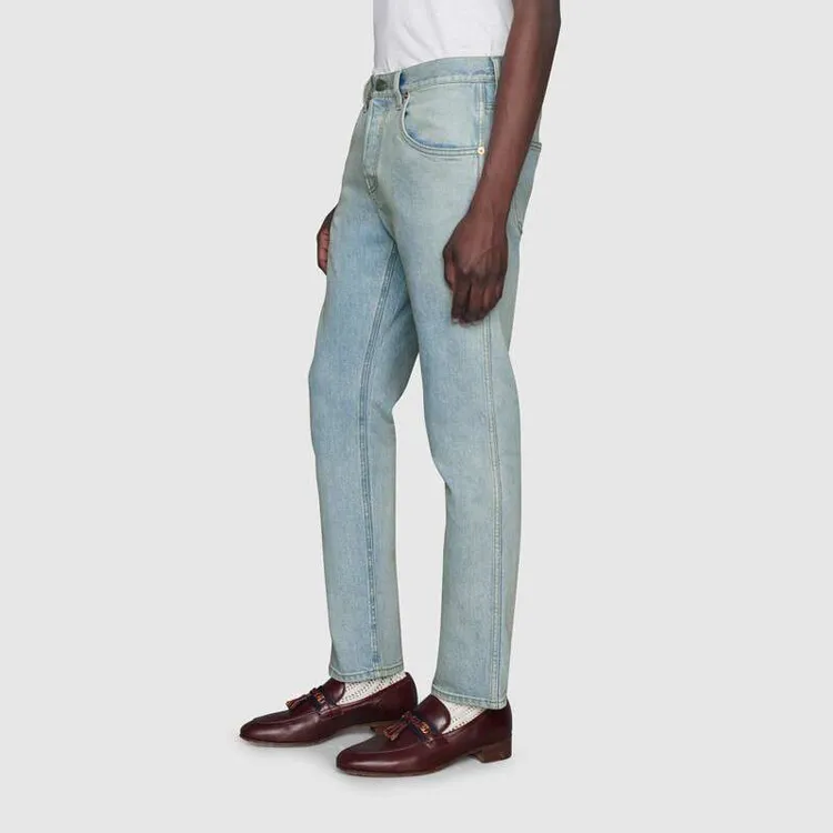 GUCCI Jeans Men Light Blue-1