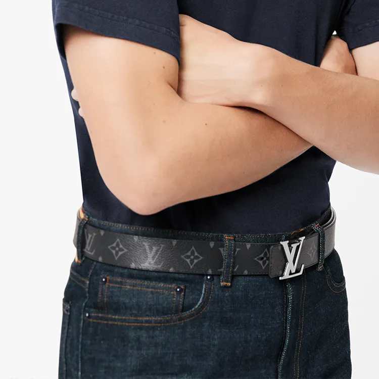 LOUIS VUITTON Lv Initiales 35mm Reversible Belt-4