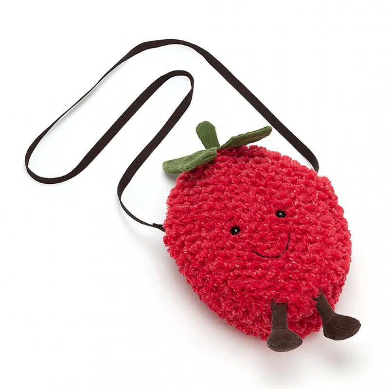 JELLYCAT Interesting Strawberry Bag Dolls Plush Doll 20 29cm Height-2