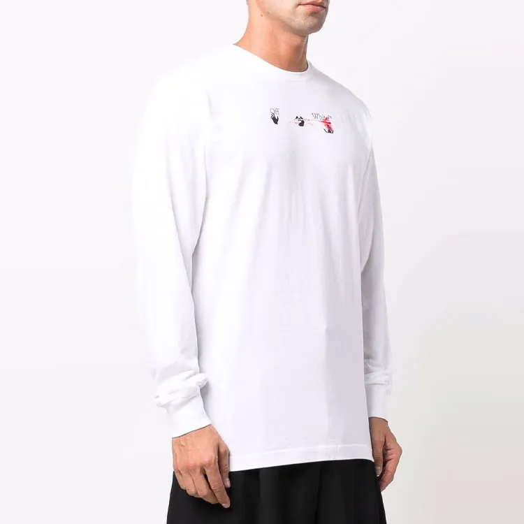 OFF WHITE T Shirts Men White-3