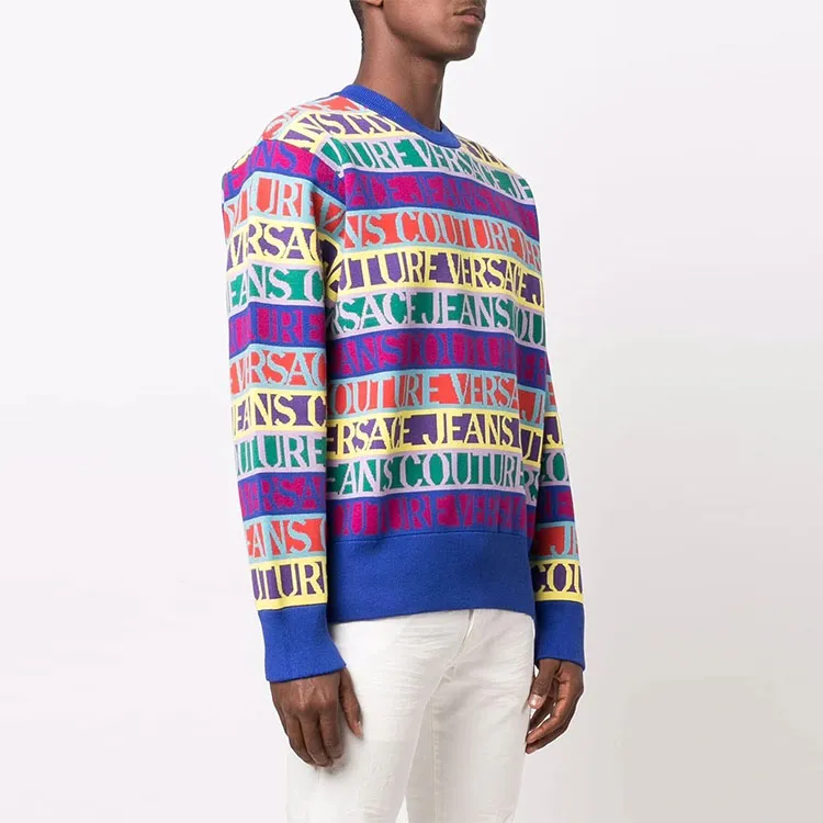 VERSACE JEANS COUTURE FW21 Sweater Men's Blue-3
