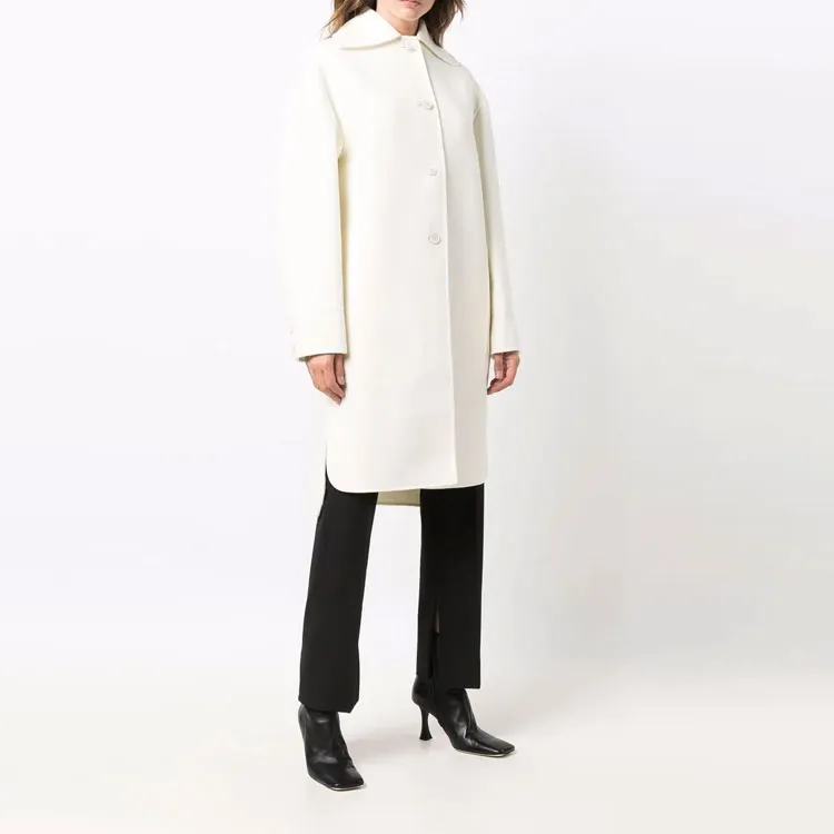 JIL SANDER Coats Women's White-3